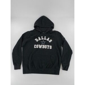 Cowboys Her Style Dallas Cowboys Hoodie Modern Women Size Large Dark‎ Gray Star